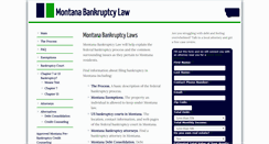 Desktop Screenshot of montana-bankruptcy.com